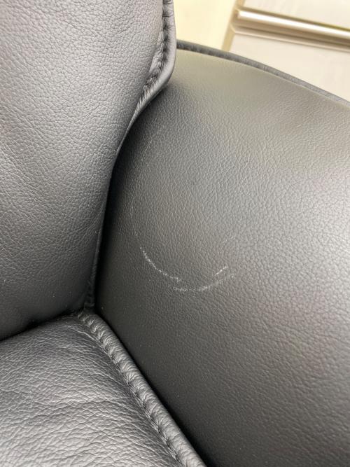 Ekornes (エコーネス) リクライニングチェアー ブラック×ブラウン