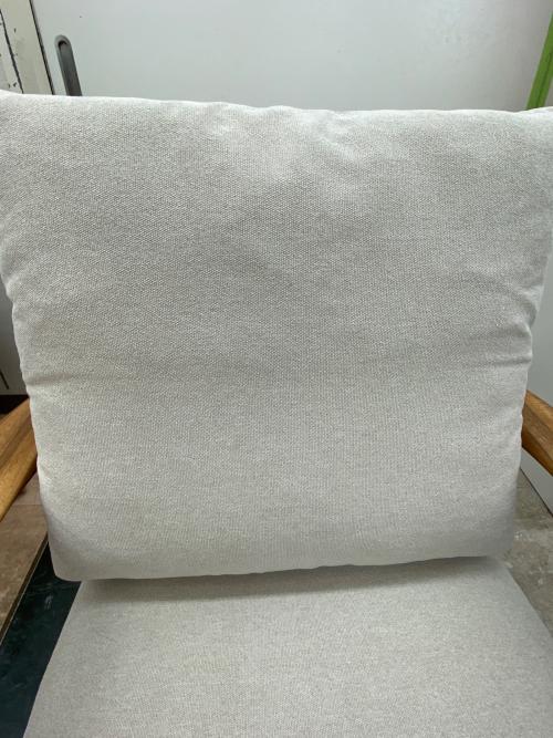 edda (エッダ) 1人掛けソファー ホワイト×ブラウン