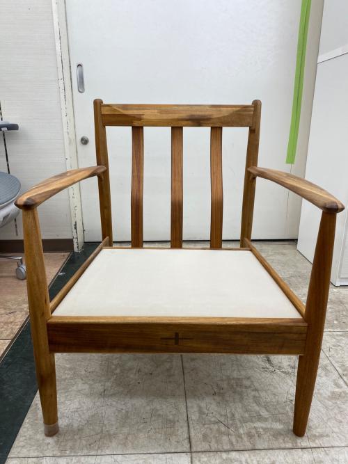 edda (エッダ) 1人掛けソファー ホワイト×ブラウン