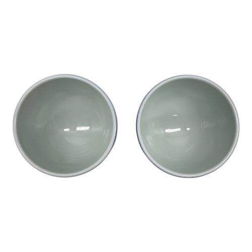 深川製磁 (フカガワセイジ) ワインカップ 官窯染付白抜文