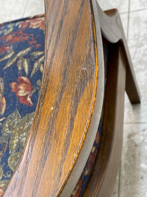 Brugge (ブルージュ) 2人掛けソファー ネイビー×ブラウン