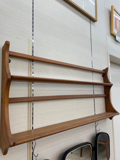 ercol (アーコール) ウォールラック　幅:約95㎝ ブラウン Wall Mounted Plate Rack model