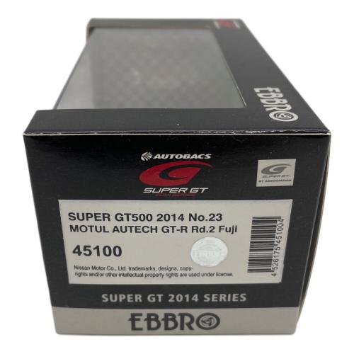 EBBRO (エブロ) モチュール オーテック GT-R SUPER GT500 2014 Rd.2 Fuji ダイキャストカー