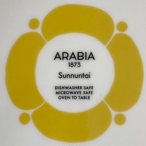 ARABIA (アラビア) プレート 26cm Sunnuntai スンヌンタイ