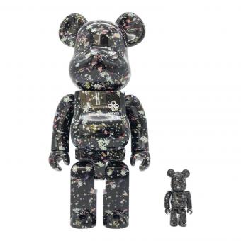 MEDICOM TOY (メディコム・トイ) BE@RBRICK フィギュア ANEVER BLACK 100% & 400%