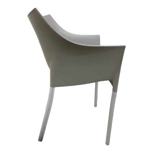 Kartell (カルテル) アームチェアー DR.NO 191 グレー×シルバー