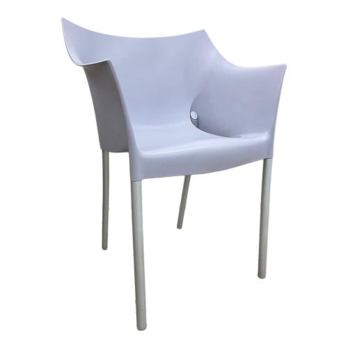 Kartell (カルテル) アームチェアー DR.NO(ドクターノー） グレー×シルバー