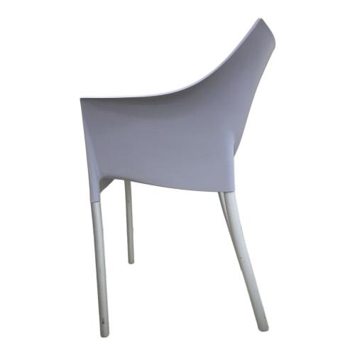 Kartell (カルテル) アームチェアー DR.NO(ドクターノー） グレー×シルバー