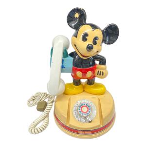 Disney(ディズニー) ミッキーマウス電話機 レトロホビー DK-64I ハガレ有