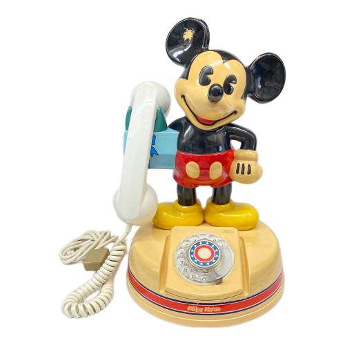 Disney(ディズニー) ミッキーマウス電話機 レトロホビー DK-64I ハガレ有
