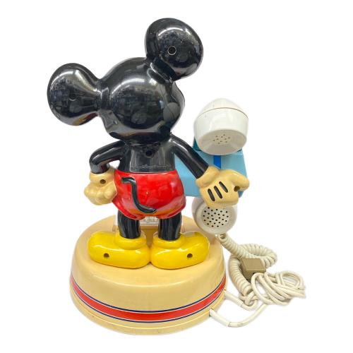 Disney(ディズニー) ミッキーマウス電話機 レトロホビー DK-64I ハガレ有