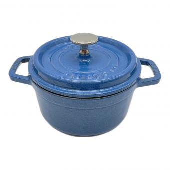 Staub (ストウブ) ミニココット 16cm ブルー ピコ・ココットランド