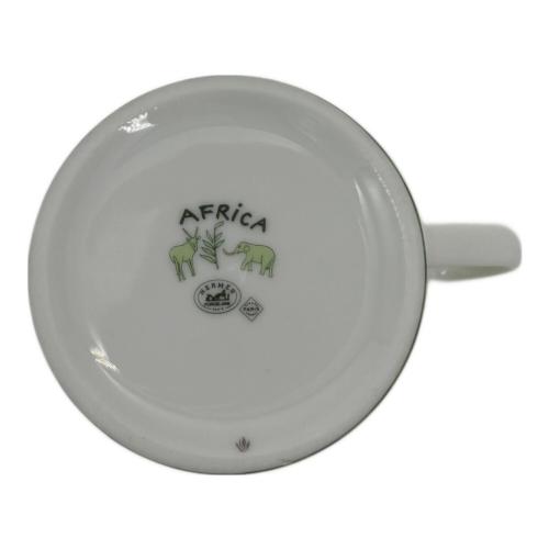 HERMES (エルメス) マグカップ USED品 内部ヨゴレ有 AFRICA