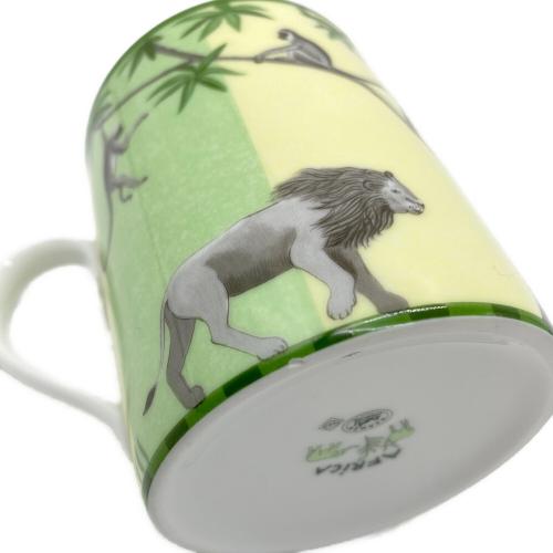HERMES (エルメス) マグカップ USED品 内部ヨゴレ有 AFRICA