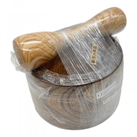 【専用出品】欅　臼のみ　杵は別出品 Fatwood Factory (ファットウッド ファクトリー) 欅臼&ウサギの杵