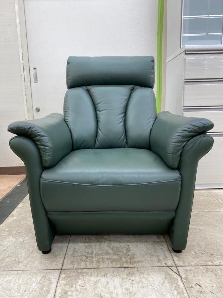 ニトリ 1人掛けソファー 1 SEATER ALTA GREEN グリーン ナルタKD 