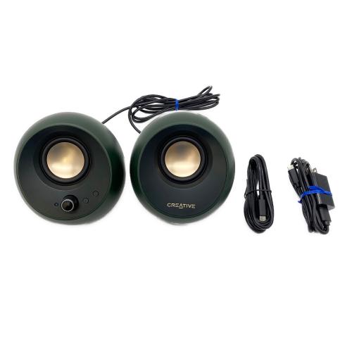 Creative (クリエイティブ・ウェイステッド・ストア) 2chスピーカー SP-PBLPRO-GRA 2024年製 Creative Pebble Pro 動作確認済