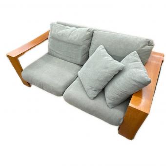 家具蔵 (カグラ) 2.5人掛けソファー 120 ライトグレー×ナチュラル モデルノ