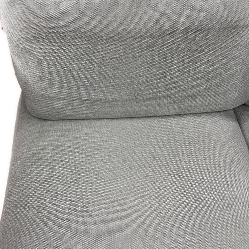 家具蔵 (カグラ) 2.5人掛けソファー 120 ライトグレー×ナチュラル モデルノ