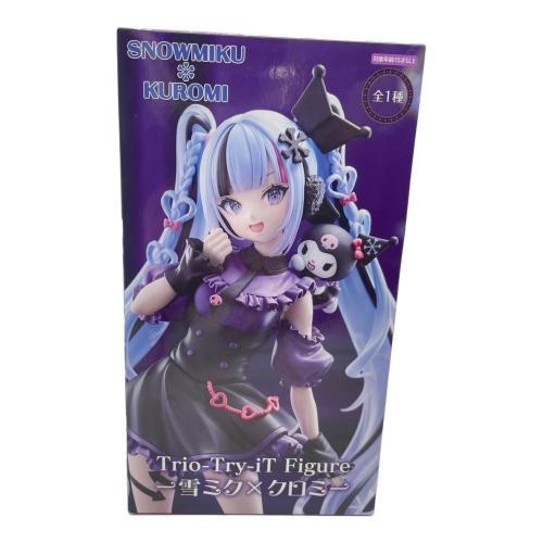 Sanrio (サンリオ) 雪ミク 雪ミク×クロミ フィギュア Trio-Try-iT Figure