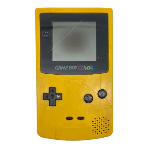 Nintendo (ニンテンドー) GAMEBOY COLOR CGB-001 ※ジャンク品 画面中央部キズ/色ヤケ・電池劣化有