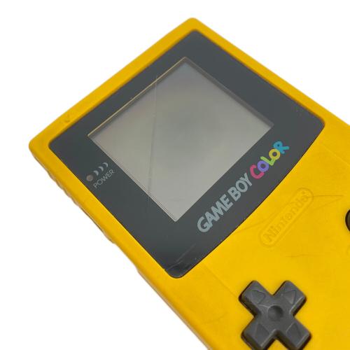 Nintendo (ニンテンドー) GAMEBOY COLOR CGB-001 ※ジャンク品 画面中央部キズ/色ヤケ・電池劣化有