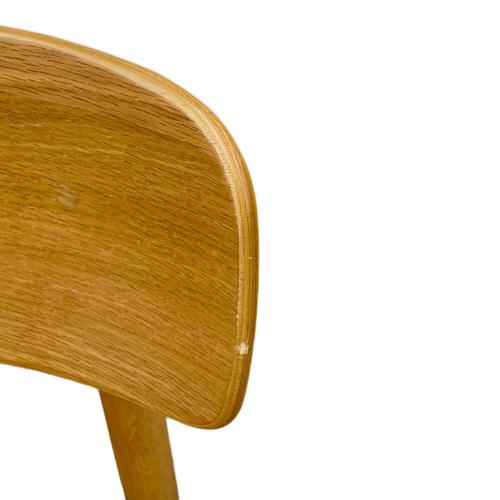 無印良品 (ムジルシリョウヒン) ラウンドチェアー オーク材