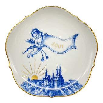 Meissen (マイセン) プレート 2001年 天使 メモリアルプレート