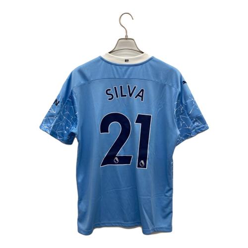 マンチェスターシティ (マンチェスター・シティ) サッカーユニフォーム 20/21 ホーム 19/20シーズン最終節 メンズ SIZE L ブルー