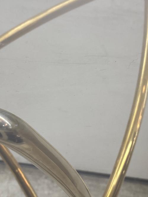 KARE (カレ) ダイニングテーブル 79621 ゴールド Molekular（モレキュラー）