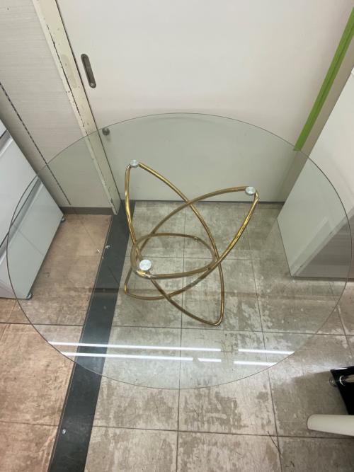 KARE (カレ) ダイニングテーブル 79621 ゴールド Molekular（モレキュラー）