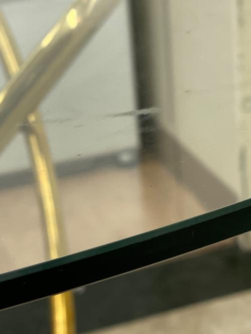 KARE (カレ) ダイニングテーブル 79621 ゴールド Molekular（モレキュラー）