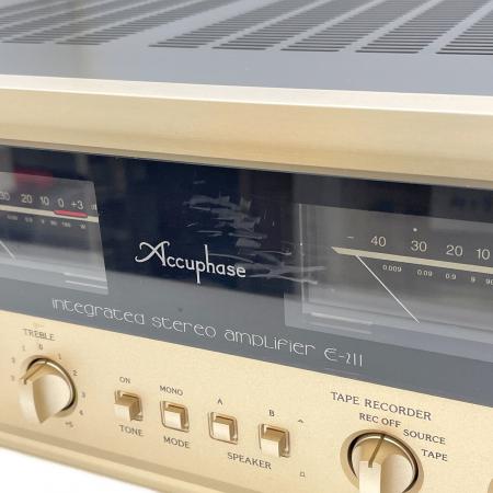 Accuphase (アキュフェーズ) プリメインアンプ E -211 リモコン・電源