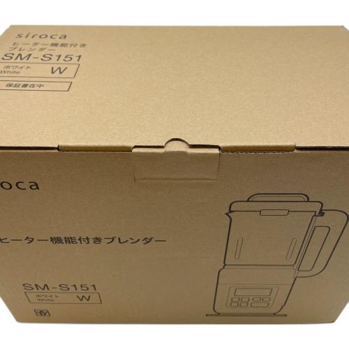 siroca (シロカ) ヒーター機能付きブレンダー SM-S151