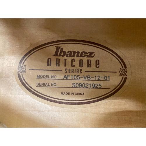 IBANEZ (アイバニーズ) フルアコ エレキギター AF105VB