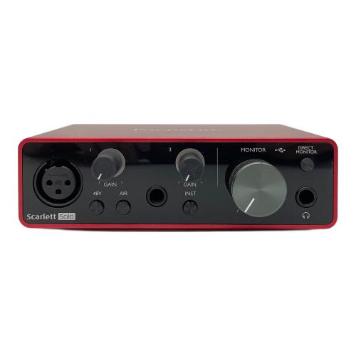 Focusrite (フォーカスライト) レコーディングセット SCARLETT SOLO STUDIO