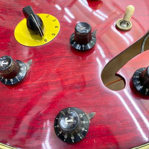antoria ES-345 セミアコースティックギター 1970年頃 リアピックアップ出音不良