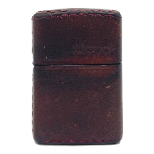 ZIPPO (ジッポ) オイルライター 2016年製 革巻き