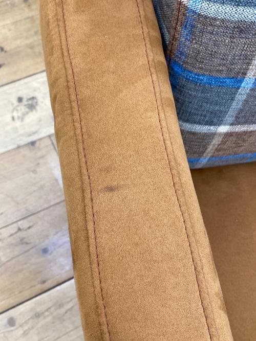 関家具 (セキカグ) 3人掛けソファー 99 ブラウン ラモーン
