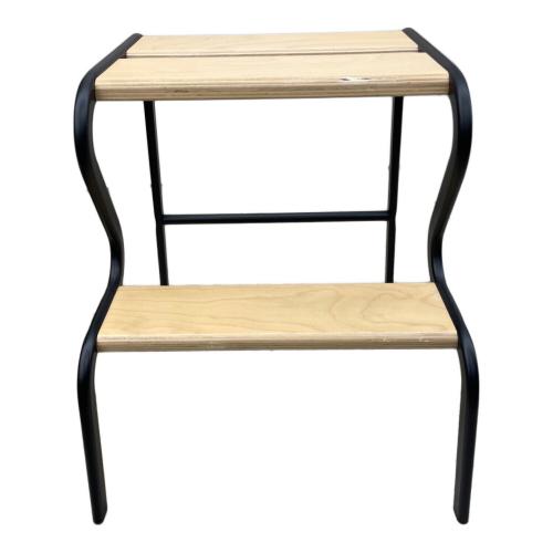 IKEA (イケア) ステップスツール 廃盤品 ナチュラル×ブラック GRUBBAN