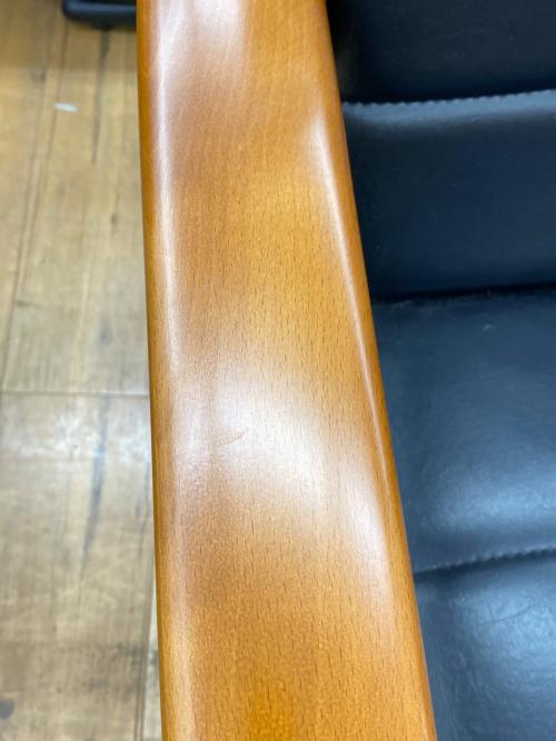 カリモク60 (カリモクロクマル) 2人掛けソファー W36143BWK 116 スタンダードブラック Kチェア2シーター