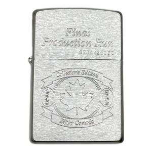 ZIPPO (ジッポ) オイルライター 2002年製 canada final production run(カナダオンタリオ工場 最終出荷記念) ボディキズ有