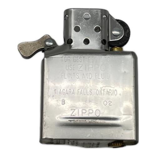 ZIPPO (ジッポ) オイルライター 2002年製 canada final production run(カナダオンタリオ工場 最終出荷記念) ボディキズ有