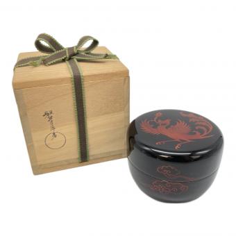平棗 漆器 鳳凰