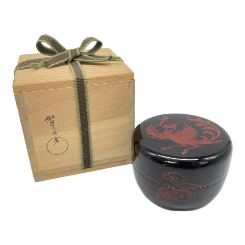 平棗 漆器 鳳凰