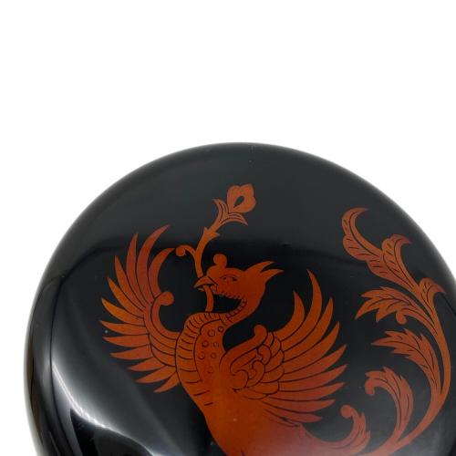 平棗 漆器 鳳凰