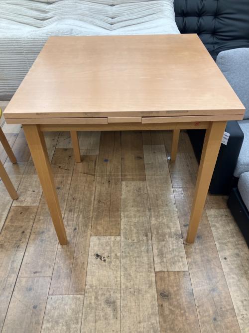 CALLIGARIS (カリガリス) 伸縮ダイニング3点セット ナチュラル×イエロー