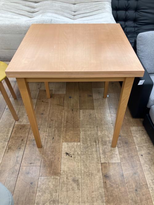 CALLIGARIS (カリガリス) 伸縮ダイニング3点セット ナチュラル×イエロー