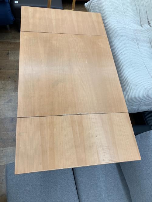 CALLIGARIS (カリガリス) 伸縮ダイニング3点セット ナチュラル×イエロー
