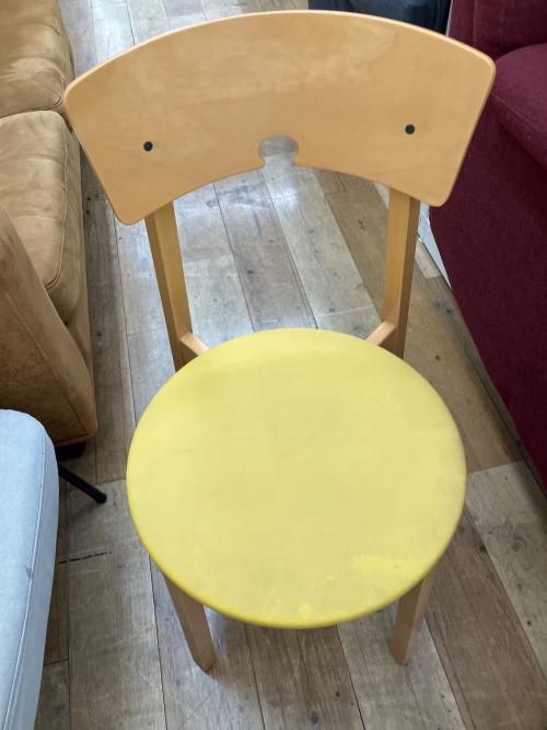 CALLIGARIS (カリガリス) 伸縮ダイニング3点セット ナチュラル×イエロー